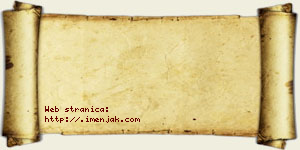 Jasmina Strižak vizit kartica